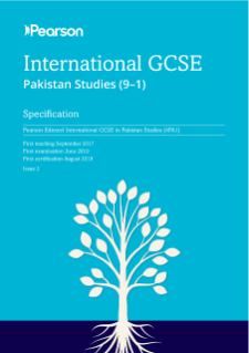 International GCSE Pakistan Studies specification